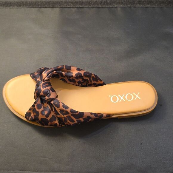 BRAND NEW XOXO SLIDE SANDALS with KNOTTED BOW SANDALS - Picture 14 of 15